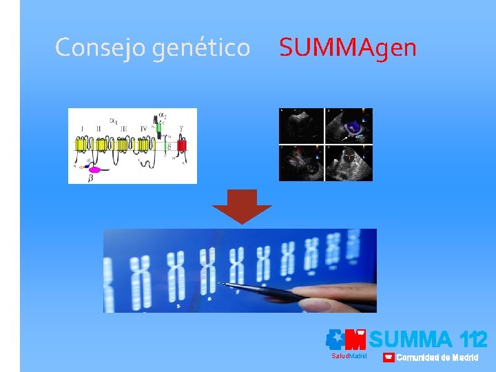 Consejo genético SUMMAgen Salud. Madrid SUMMA 112 Comunidad de Madrid 