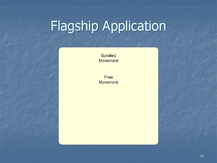 Flagship Application 16 