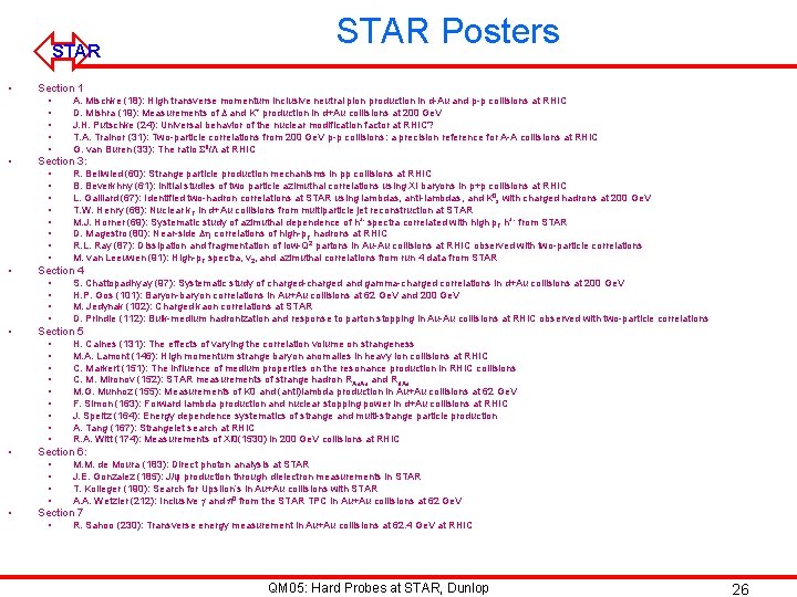 ó STAR • Section 1 • • • H. Caines (131): The effects of