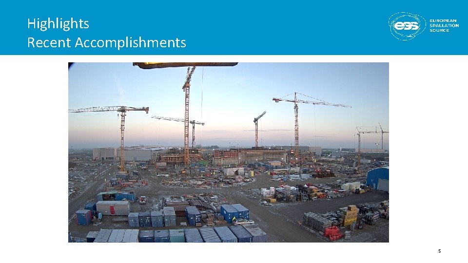 Highlights Recent Accomplishments 5 