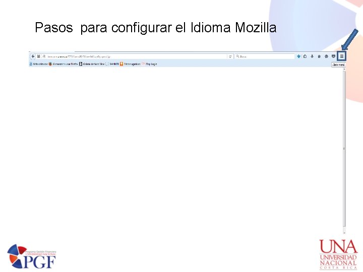 Pasos para configurar el Idioma Mozilla 