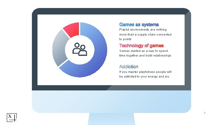 Playful environments are nothing more than a supply chain connected to points Games started