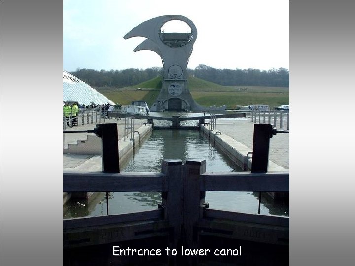 Entrance to lower canal 