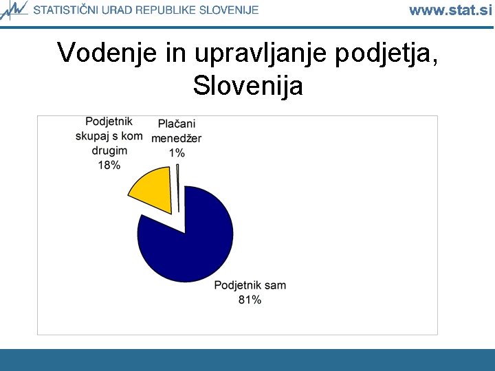 Vodenje in upravljanje podjetja, Slovenija 