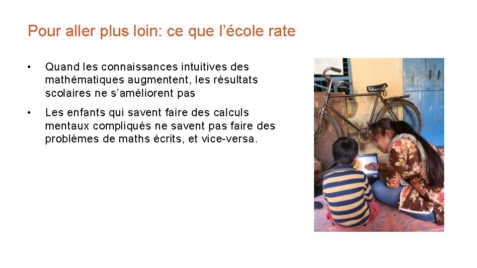 Pour aller plus loin: ce que l’école rate • Quand les connaissances intuitives des