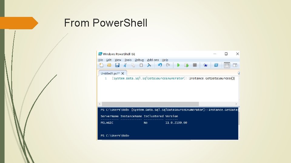 From Power. Shell 