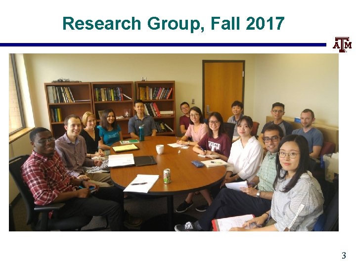 Research Group, Fall 2017 3 
