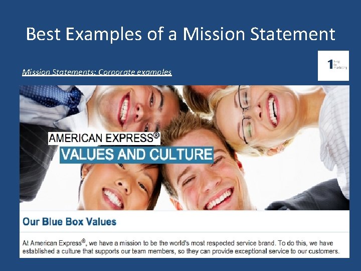 Best Examples of a Mission Statements: Corporate examples 
