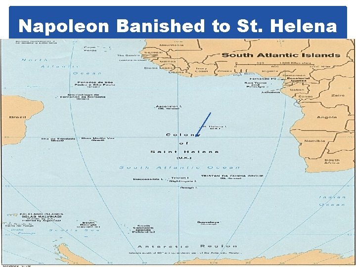 Napoleon Banished to St. Helena 