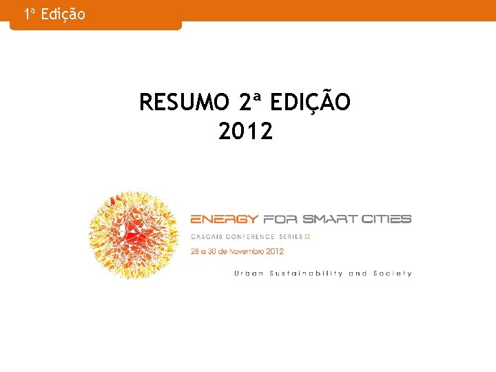 1ª Edição RESUMO 2ª EDIÇÃO 2012 