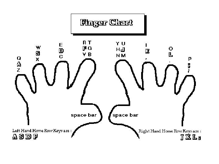 Keyboarding Review Keying Position The essential features of