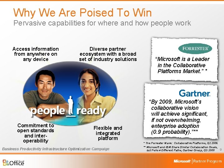 Why We Are Poised To Win Pervasive capabilities for where and how people work