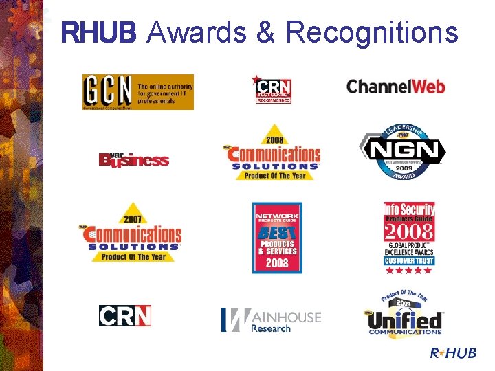 RHUB Awards & Recognitions 