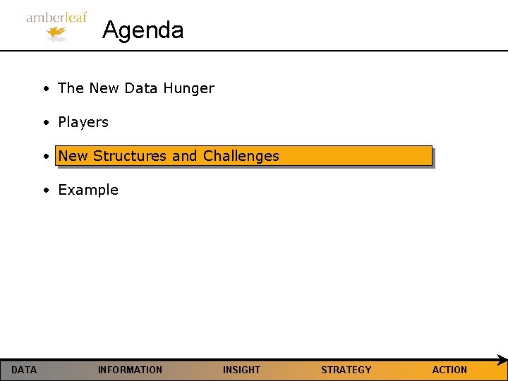 Agenda • The New Data Hunger • Players • New Structures and Challenges •