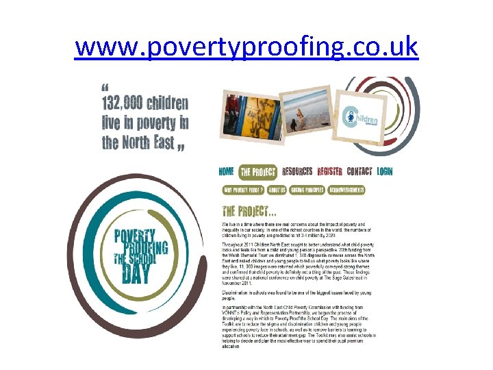www. povertyproofing. co. uk 