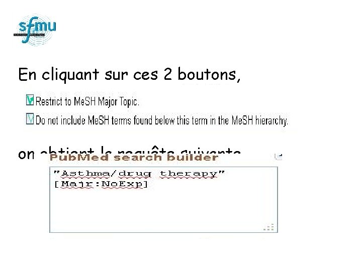 En cliquant sur ces 2 boutons, on obtient la requête suivante 