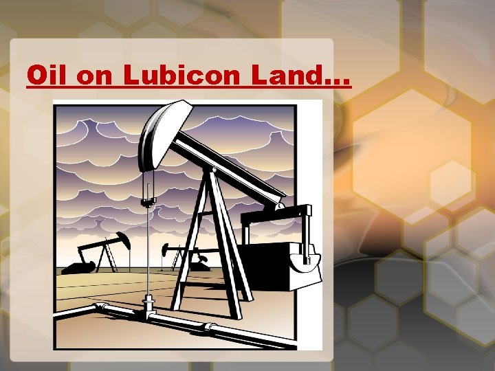 Oil on Lubicon Land… 