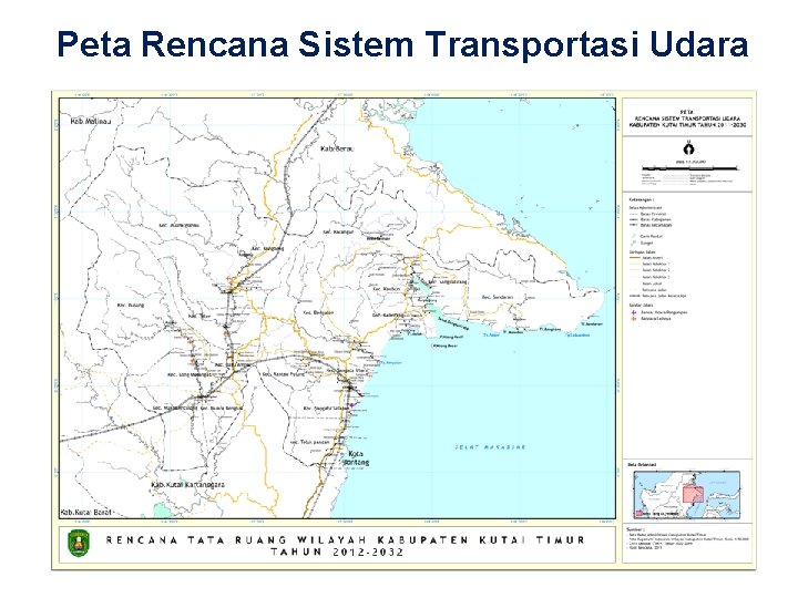 Peta Rencana Sistem Transportasi Udara 