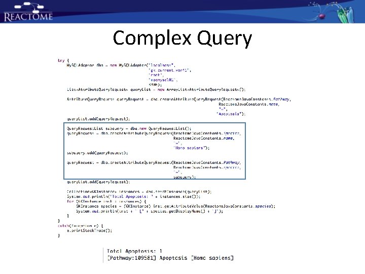 Complex Query Complex Query