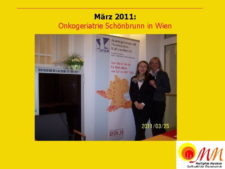 März 2011: Onkogeriatrie Schönbrunn in Wien 