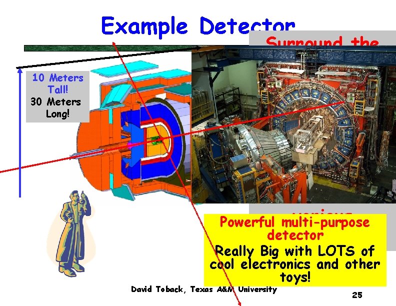 Example Detector 10 Meters Tall! 30 Meters Long! Surround the collision point with a