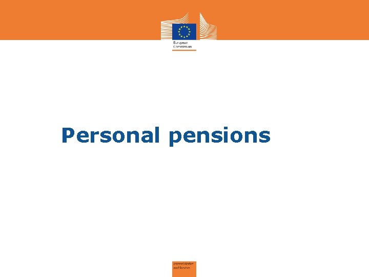 Personal pensions 
