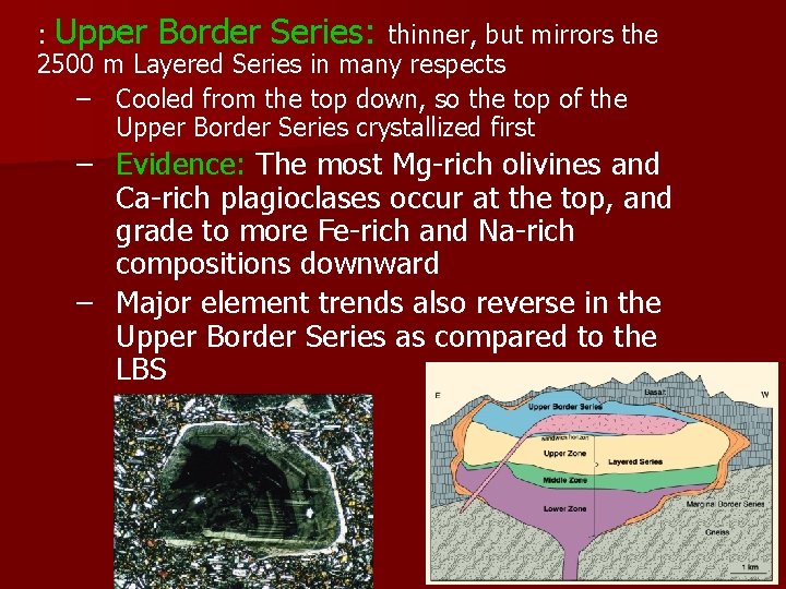 : Upper Border Series: thinner, but mirrors the 2500 m Layered Series in many