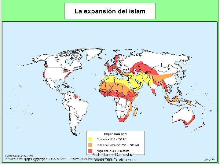 10/16/2021 Prof. Daniel Domosbian www. Rios. De. Vida. com 4 