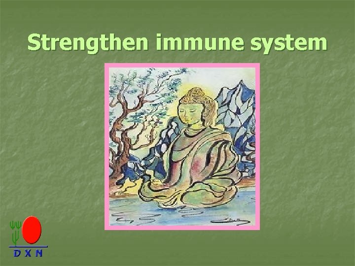 Strengthen immune system 