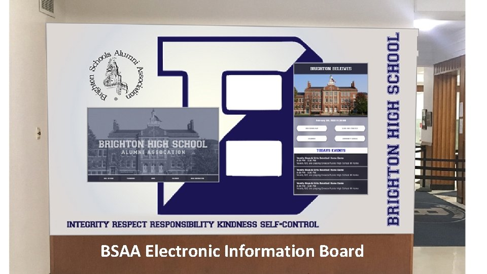 BSAA Electronic Information Board 
