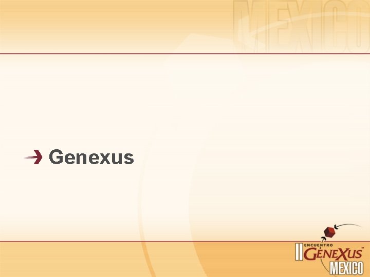 Genexus Genexus