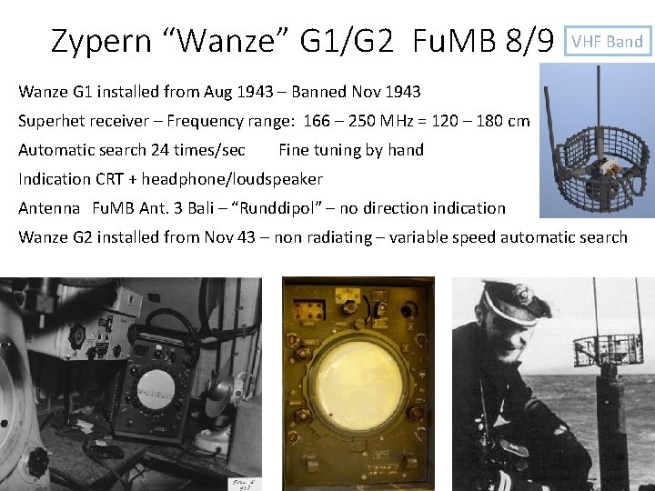 Zypern “Wanze” G 1/G 2 Fu. MB 8/9 VHF Band Wanze G 1 installed