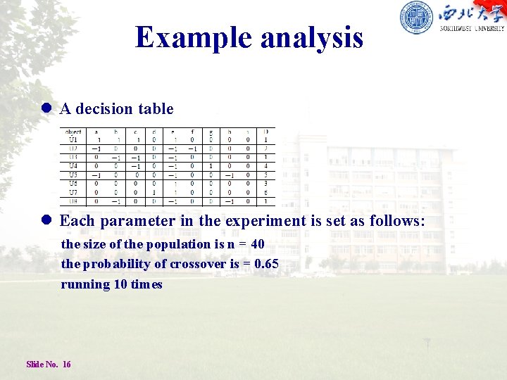 An Attribute Reduction Algorithm Based on Rough Set