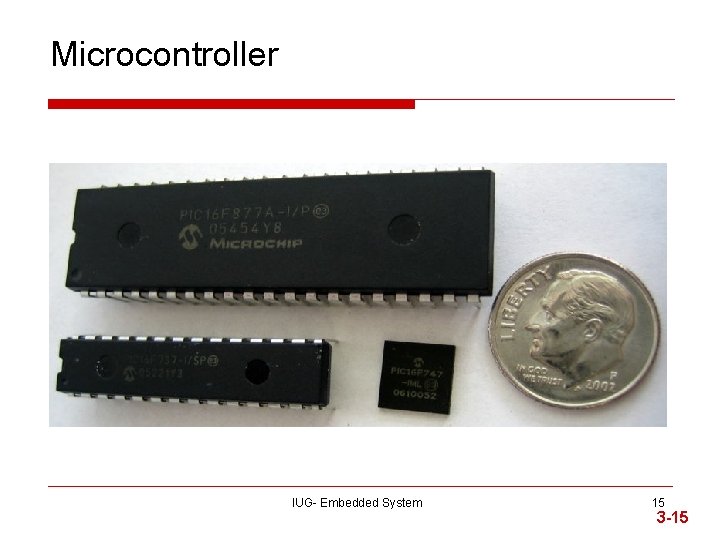 Microcontroller IUG- Embedded System 15 3 -15 