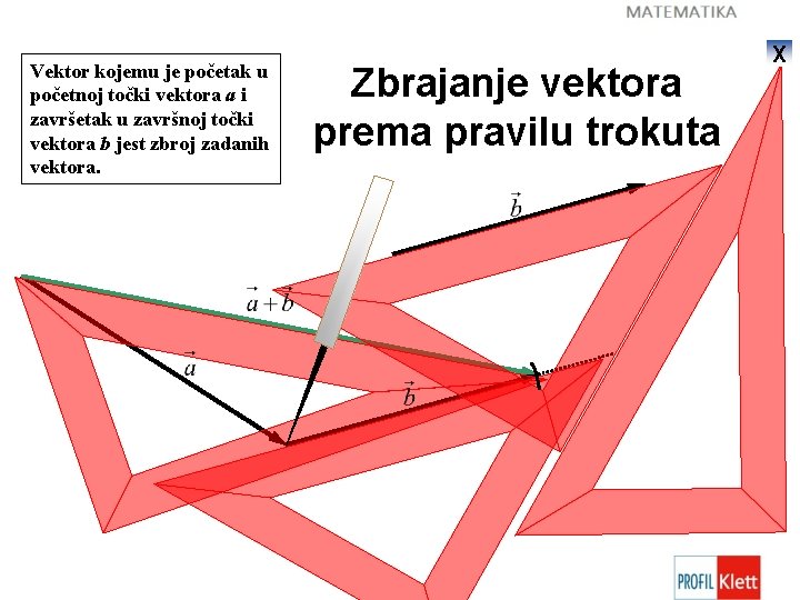 Vektor Nacrtaj Time kojemu polupravac početnu je početak točku iz b na u Nanesismo