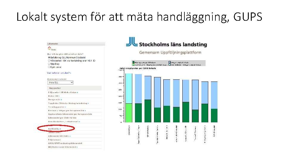 Lokalt system för att mäta handläggning, GUPS 