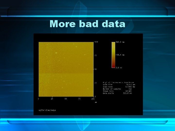 More bad data 