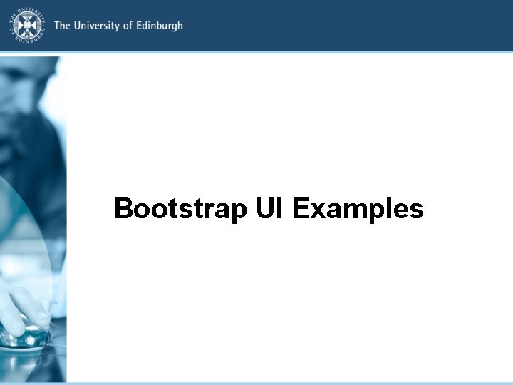 Bootstrap UI Examples 