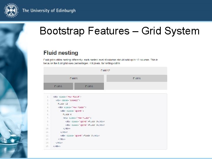 Bootstrap Features – Grid System 