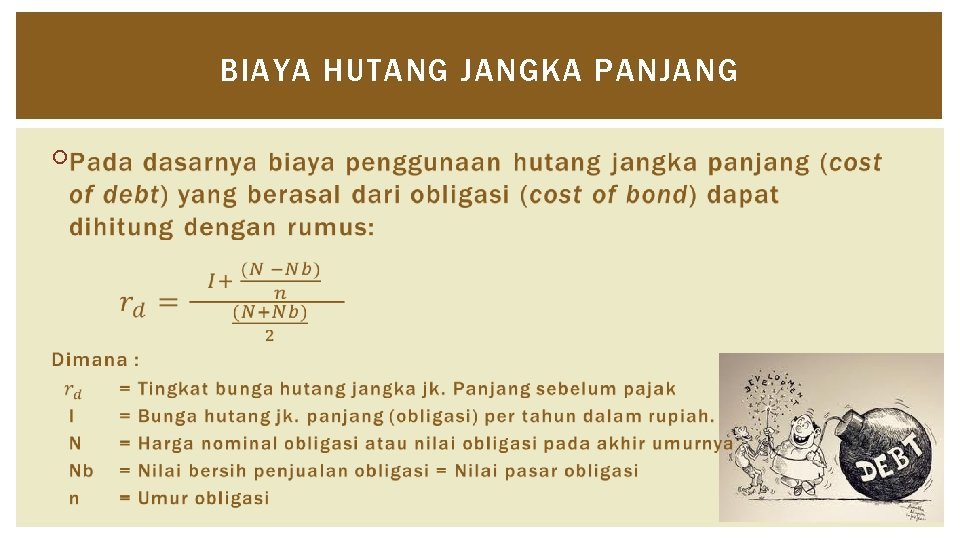 BIAYA HUTANG JANGKA PANJANG 