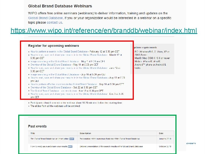 https: //www. wipo. int/reference/en/branddb/webinar/index. html 