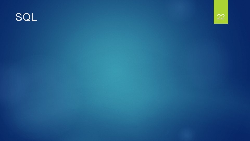 SQL 22 
