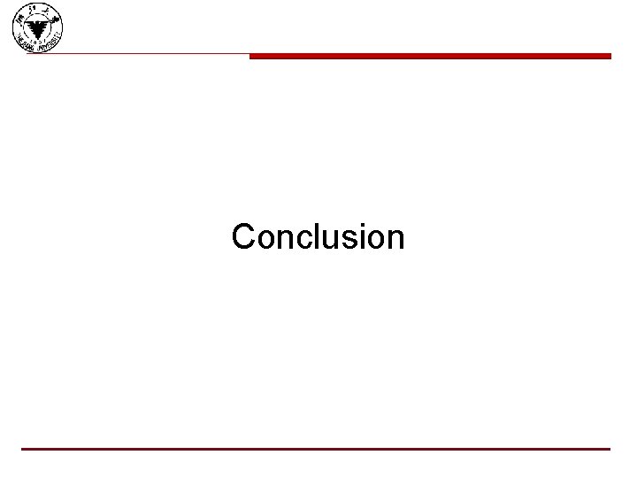 Conclusion 