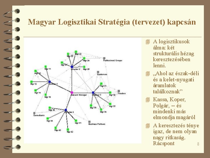Magyar Logisztikai Stratégia (tervezet) kapcsán 4 A logisztikusok álma: két strukturális hézag keresztezésében lenni.