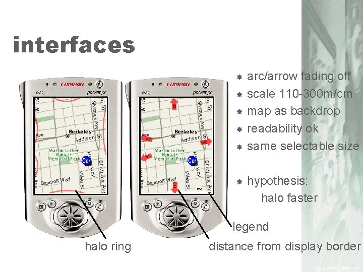 interfaces arc/arrow fading off scale 110 -300 m/cm map as backdrop readability ok same