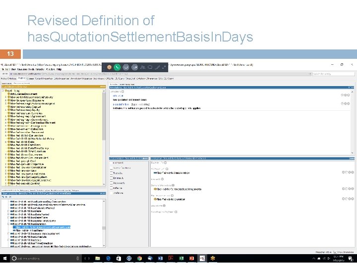 Revised Definition of has. Quotation. Settlement. Basis. In. Days 13 