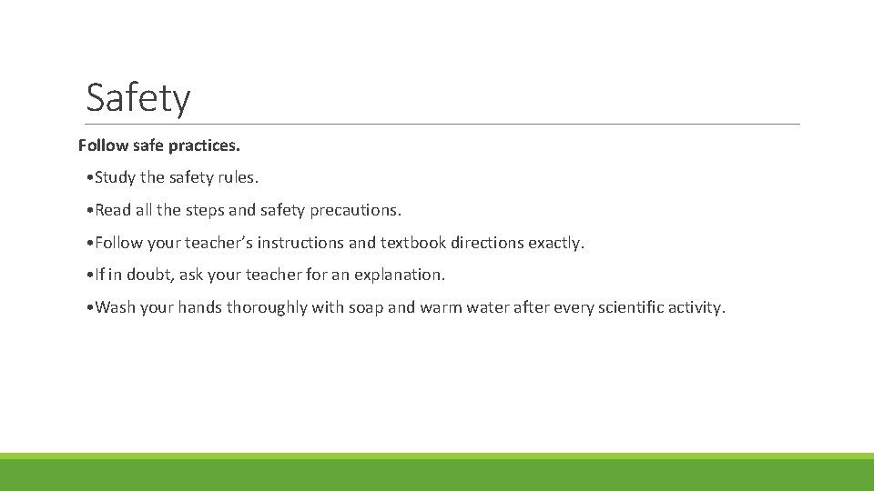 Safety Follow safe practices. • Study the safety rules. • Read all the steps