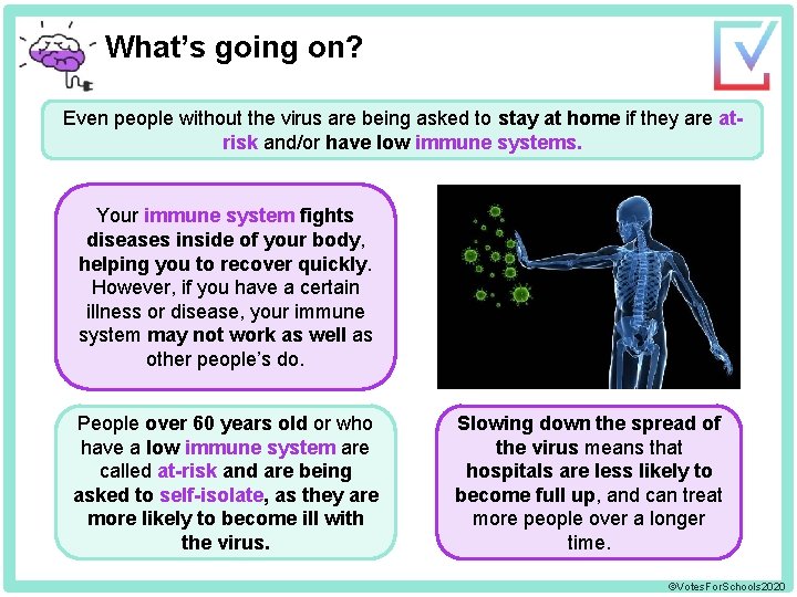 What’s going on? Even people without the virus are being asked to stay at