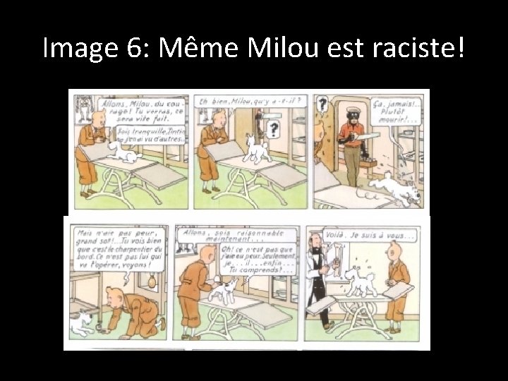 Image 6: Même Milou est raciste! 