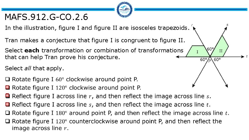 MAFS. 912. G-CO. 2. 6 In the illustration, figure I and figure II are